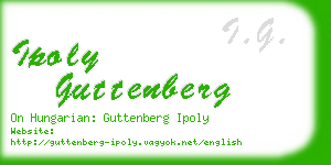 ipoly guttenberg business card